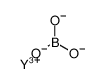 yttrium(3+) orthoborate Structure