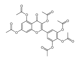 MYRICETINHEXAACETATE Structure