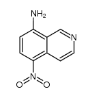 8-amino-5-nitro-isoquinoline结构式