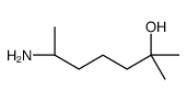 (6R)-6-amino-2-methylheptan-2-ol结构式