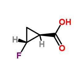 (1S,2R)-2-氟环丙烷羧酸结构式