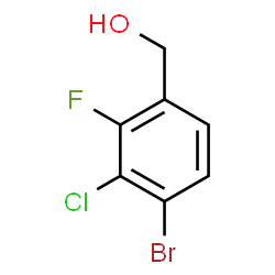 4-Bromo-3-chloro-2-fluorobenzyl alcohol structure