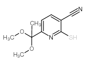 6-(1,1-DIMETHOXYETHYL)-2-MERCAPTONICOTINONITRILE structure