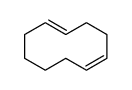 1,5-Cyclodecadiene Structure