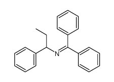 1,1-diphenyl-N-(1-phenylpropyl)methanimine Structure