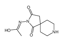 N-(1,3-Dioxo-2,8-diazaspiro[4.5]dec-2-yl)acetamide Structure