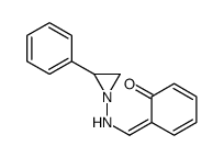 6-[[(2-phenylaziridin-1-yl)amino]methylidene]cyclohexa-2,4-dien-1-one结构式