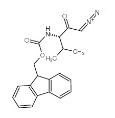 Fmoc-L-Val-CHN2结构式