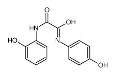 N'-(2-hydroxyphenyl)-N-(4-hydroxyphenyl)oxamide结构式