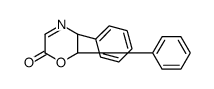 (2S,3R)-2,3-diphenyl-2,3-dihydro-1,4-oxazin-6-one结构式