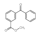 Benzoic acid,3-benzoyl-, methyl ester结构式