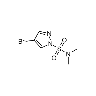 4-Bromo-N,N-dimethyl-1H-pyrazole-1-sulfonamide structure