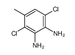 2,3-Diamino-1,4-dichloro-5-methylbenzene结构式