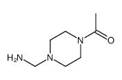 1-Piperazinemethanamine, 4-acetyl- (9CI) Structure