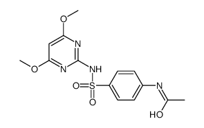 N4-acetylsulfadimethoxine结构式