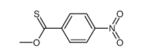 4-Nitrothiobenzoic acid methyl ester结构式