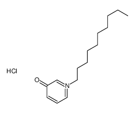 1-decylpyridin-1-ium-3-ol,chloride Structure