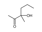 3-hydroxy-3-methylhexan-2-one Structure