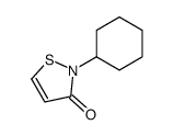 2-cyclohexyl-1,2-thiazol-3-one结构式