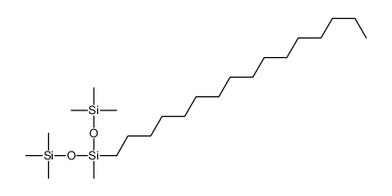 hexadecyl-methyl-bis(trimethylsilyloxy)silane Structure