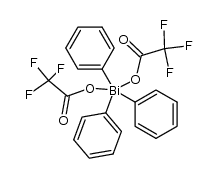 triphenylbismuth bis(trifluoroacetate) Structure