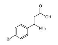 SS-AMINO-4-BROMO-BENZENEPROPANOIC ACID Structure