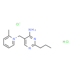 2-Picolinium, 1-[(4-amino-2-propyl-5-pyrimidinyl)methyl]-, chloride, hydrochloride picture