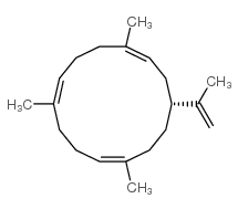 1,5,9-Cyclotetradecatriene,1,5,9-trimethyl-12-(1-methylethenyl)-, (1E,5E,9E,12R)- picture