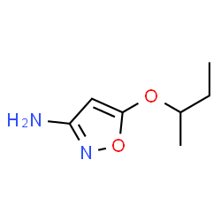 3-Isoxazolamine,5-(1-methylpropoxy)-(9CI) structure