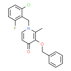 3-(Benzyloxy)-1-(2-chloro-6-fluorobenzyl)-2-methyl-4(1H)-pyridinone picture