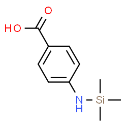 Benzoic acid, 4-[(trimethylsilyl)amino]- (9CI) structure