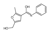 5-(Hydroxymethyl)-2-methyl-N-phenyl-3-furancarboxamide Structure