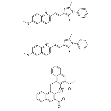 Pyrvinium pamoate Structure