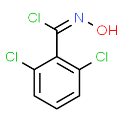 (E)-2,6-dichlorobenzoyl chloride oxime Structure