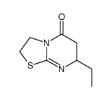 7-Ethyl-5-oxo-2,3,6,7-tetrahydro-5H-thiazolo(3,2-a)pyrimidine structure