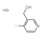 3-Pyridinemethanol,4-chloro-, hydrobromide (1:1) structure