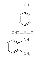 Benzenesulfonamide,N-(2,6-dimethylphenyl)-4-methyl- Structure