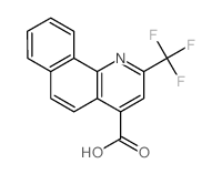 2-trifluoromethyl-benzo[h]quinoline-4-carboxylic acid Structure