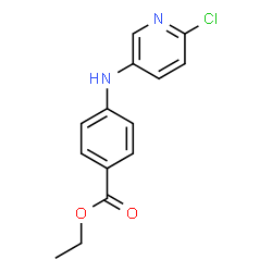 ETHYL 4-[(6-CHLOROPYRIDIN-3-YL)AMINO]BENZOATE结构式