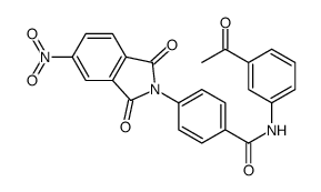 N-(3-acetylphenyl)-4-(5-nitro-1,3-dioxoisoindol-2-yl)benzamide Structure