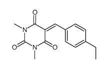 5-[(4-ethylphenyl)methylidene]-1,3-dimethyl-1,3-diazinane-2,4,6-trione Structure