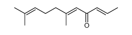 (5E)-6,10-dimethylundeca-2,5,9-trien-4-one Structure