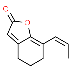 2(4H)-Benzofuranone,5,6-dihydro-7-(1-propenyl)-(9CI) Structure