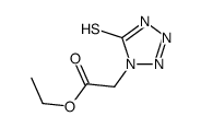 ethyl 2-(5-sulfanylidene-2H-tetrazol-1-yl)acetate Structure