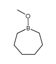 B-methoxyborepane结构式