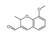 8-Methoxy-2-methyl-2H-1-benzopyran-3-carbaldehyde结构式