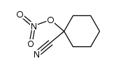 1-nitryloxy-cyclohexanecarbonitrile结构式