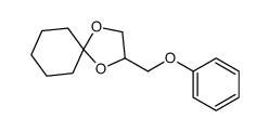 3-(phenoxymethyl)-1,4-dioxaspiro[4.5]decane Structure