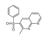 3-(benzenesulfonyl)-2-methyl-1,8-naphthyridine Structure