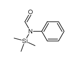 N-Trimethylsilyl-N-phenylformamide Structure